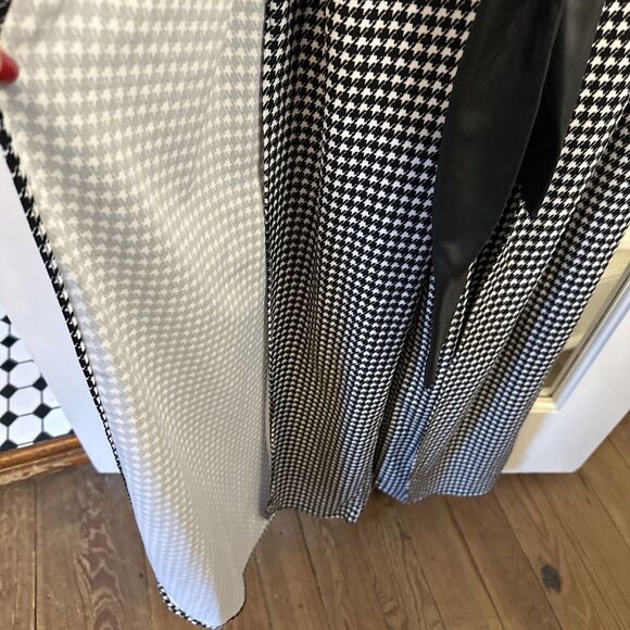 Vintage Houndstooth Jumpsuit Belted Split Leg Women's Size 10 Holiday Party - Picture 7 of 10